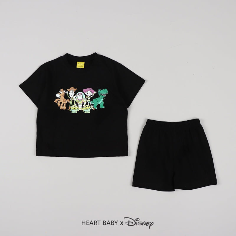 Heart Baby - Korean Children Fashion - #designkidswear - Toy Story Short Sleeve Set - 6