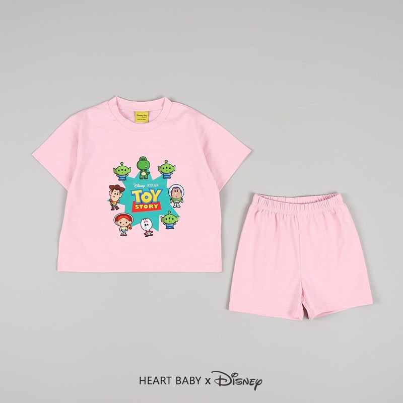 Heart Baby - Korean Children Fashion - #designkidswear - Sorona Toy Story Short Sleeve Set - 5