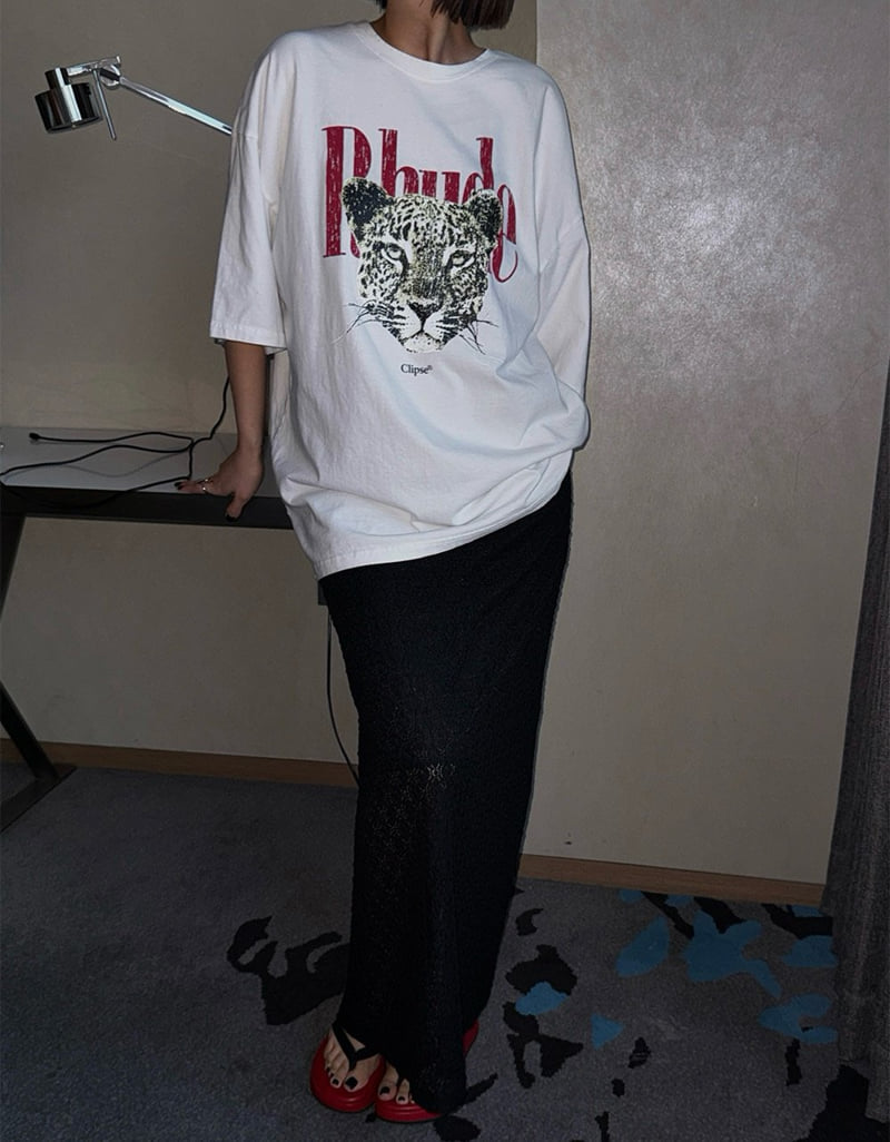 Heil - Korean Women Fashion - #momslook - Pigment Cheetah Tee