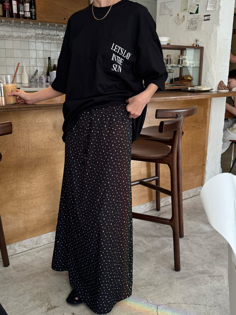 Heil - Korean Women Fashion - #momslook - Flower Maxi Skirt - 3