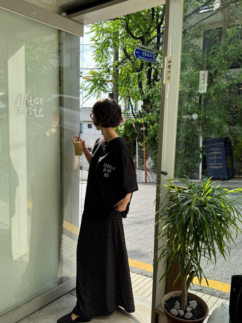 Heil - Korean Women Fashion - #momslook - Flower Maxi Skirt - 7