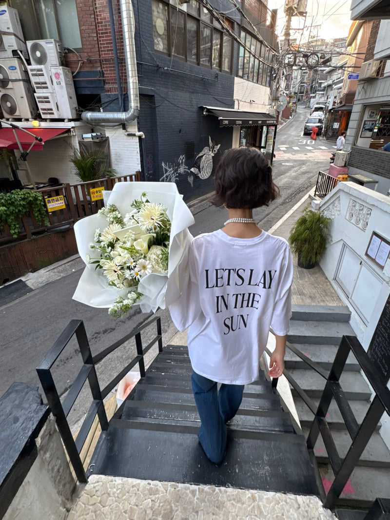 Heil - Korean Women Fashion - #momslook - Pocket Lettering Tee - 10