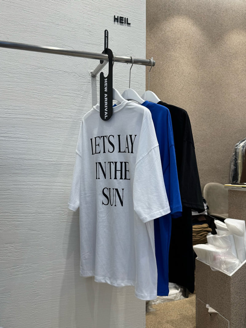 Heil - Korean Women Fashion - #momslook - Pocket Lettering Tee - 2