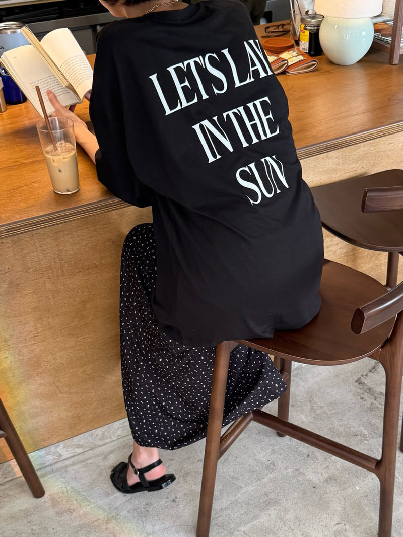 Heil - Korean Women Fashion - #womensfashion - Pocket Lettering Tee - 4
