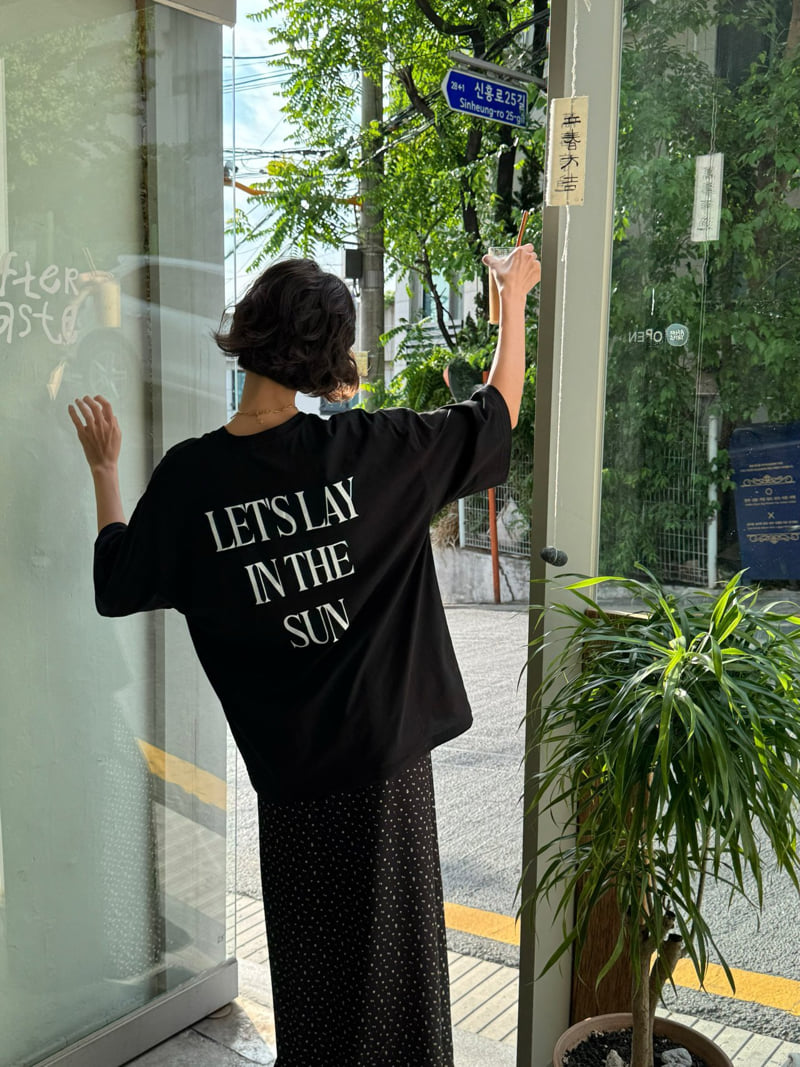 Heil - Korean Women Fashion - #momslook - Pocket Lettering Tee - 8