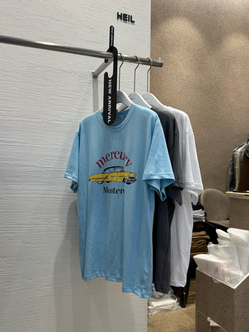 Heil - Korean Women Fashion - #momslook - Linen Monde Car Tee