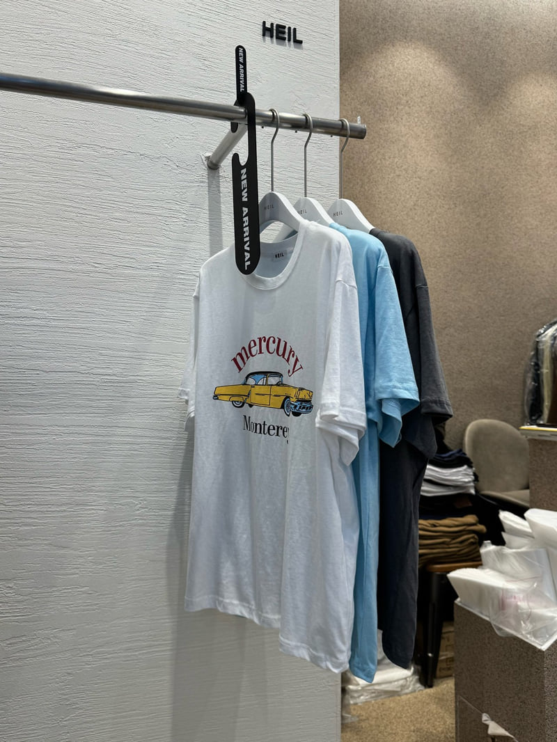 Heil - Korean Women Fashion - #momslook - Linen Monde Car Tee - 3