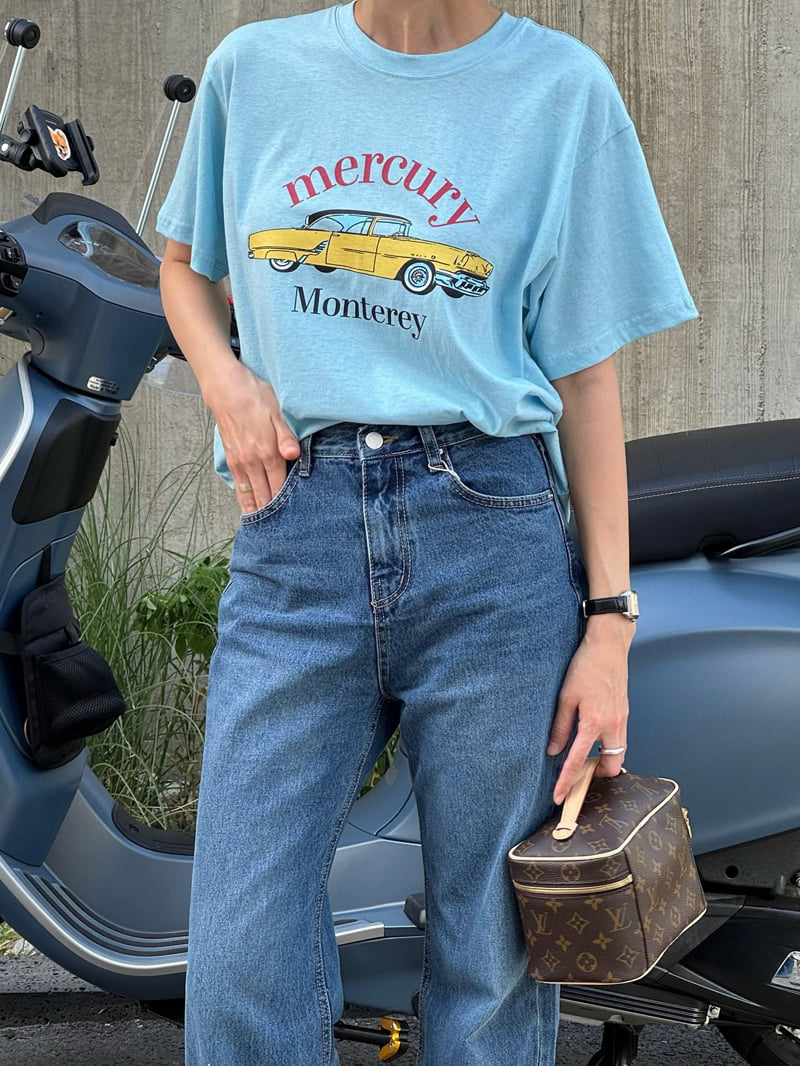 Heil - Korean Women Fashion - #momslook - Linen Monde Car Tee - 8