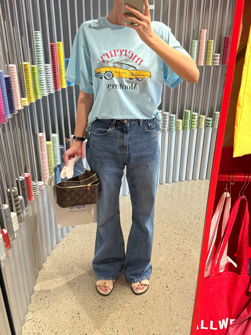 Heil - Korean Women Fashion - #momslook - Linen Monde Car Tee - 9