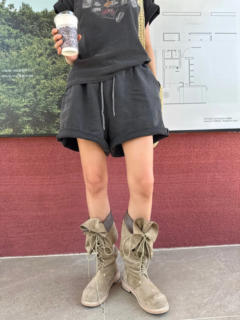 Heil - Korean Women Fashion - #momslook - Pigment Shorts - 7