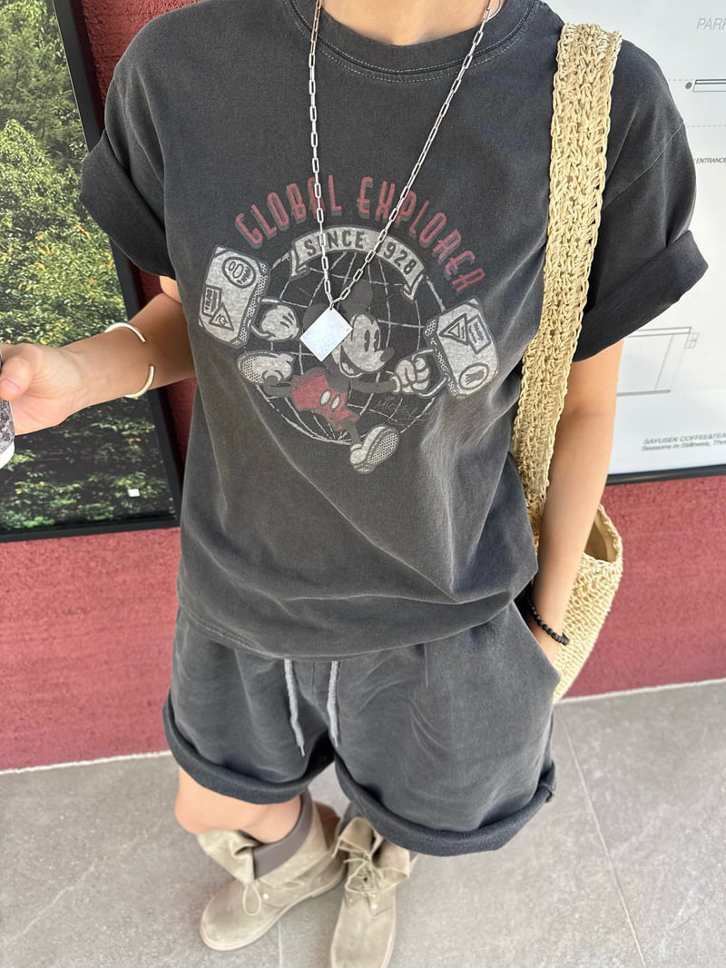 Heil - Korean Women Fashion - #momslook - Pigment Global M Tee - 5