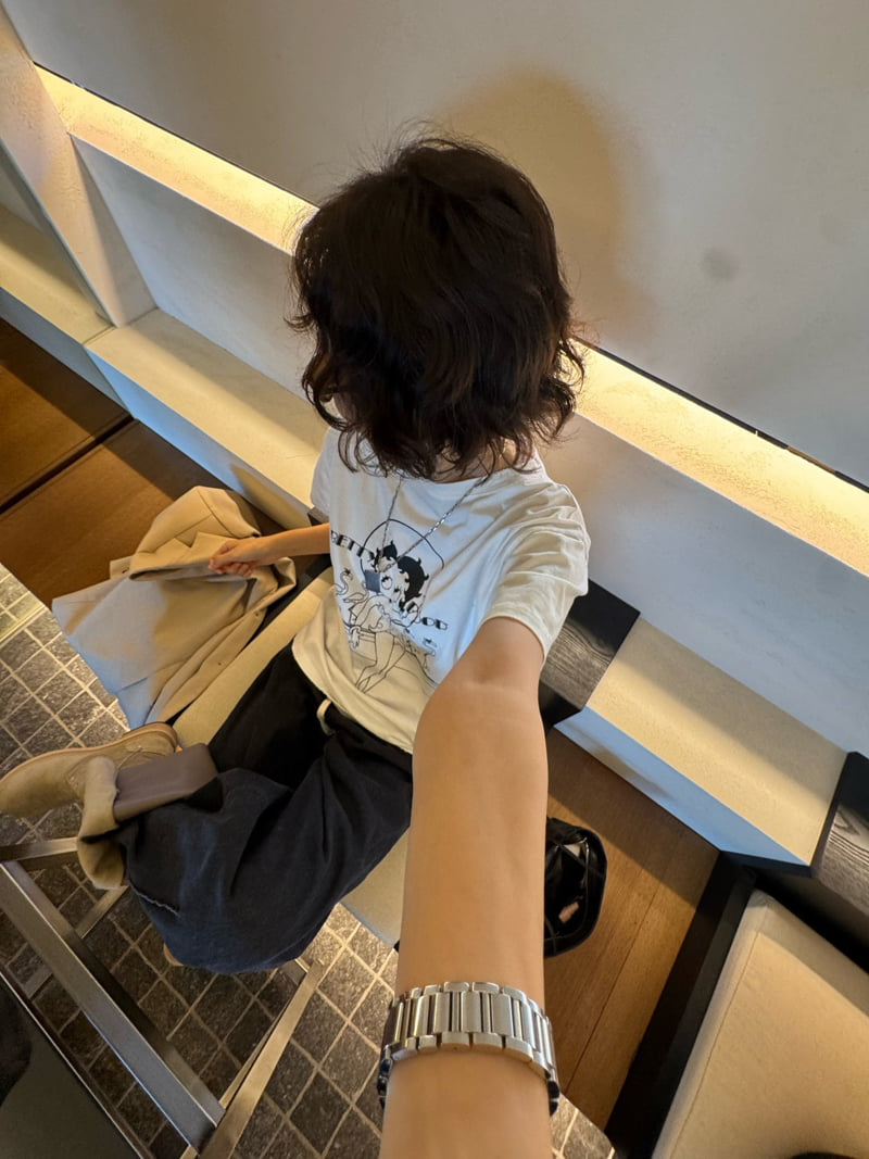 Heil - Korean Women Fashion - #womensfashion - Pigment Betty Tee - 8