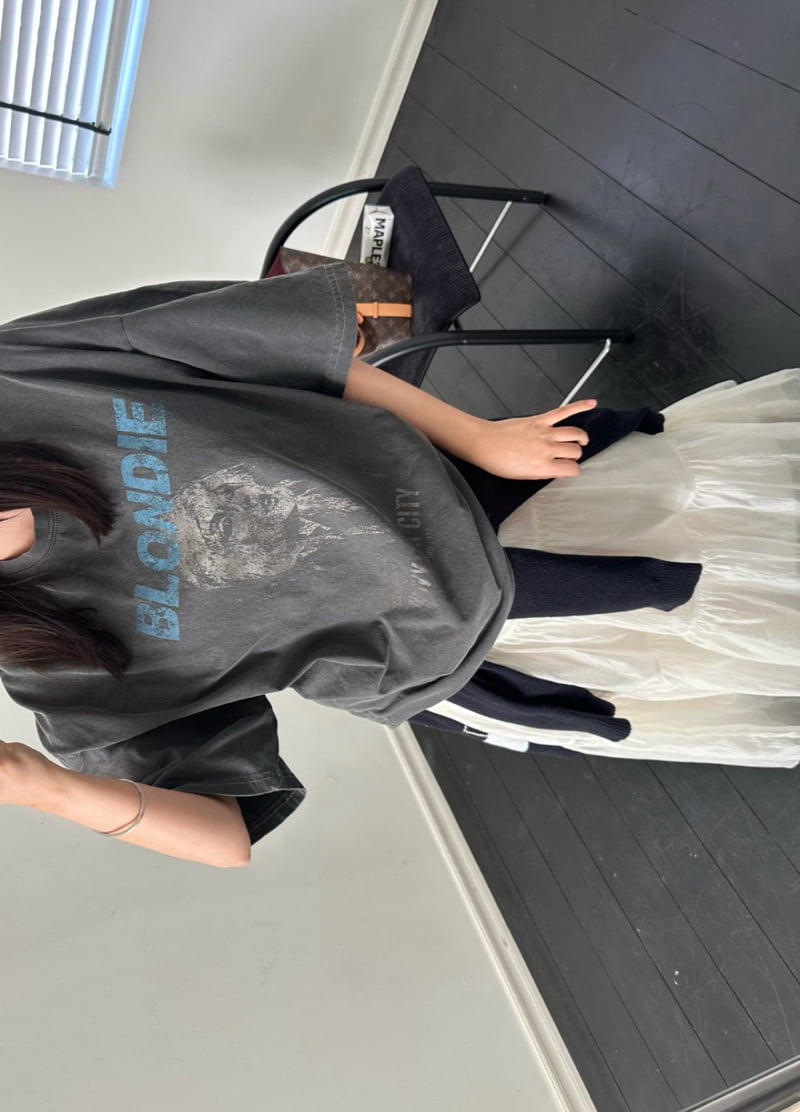 Heil - Korean Women Fashion - #womensfashion - Pigment Blonde Tee - 3