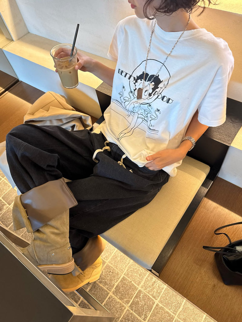 Heil - Korean Women Fashion - #womensfashion - Code Denim Pants - 2