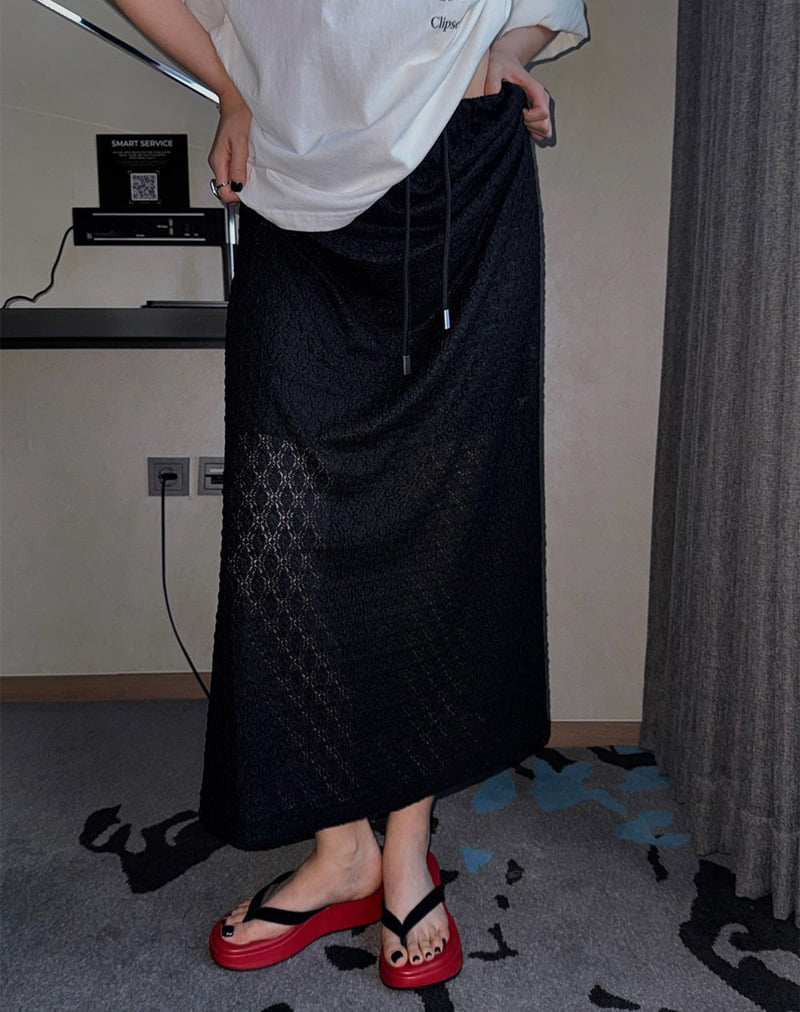 Heil - Korean Women Fashion - #womensfashion - Free Maxi Skirt - 3