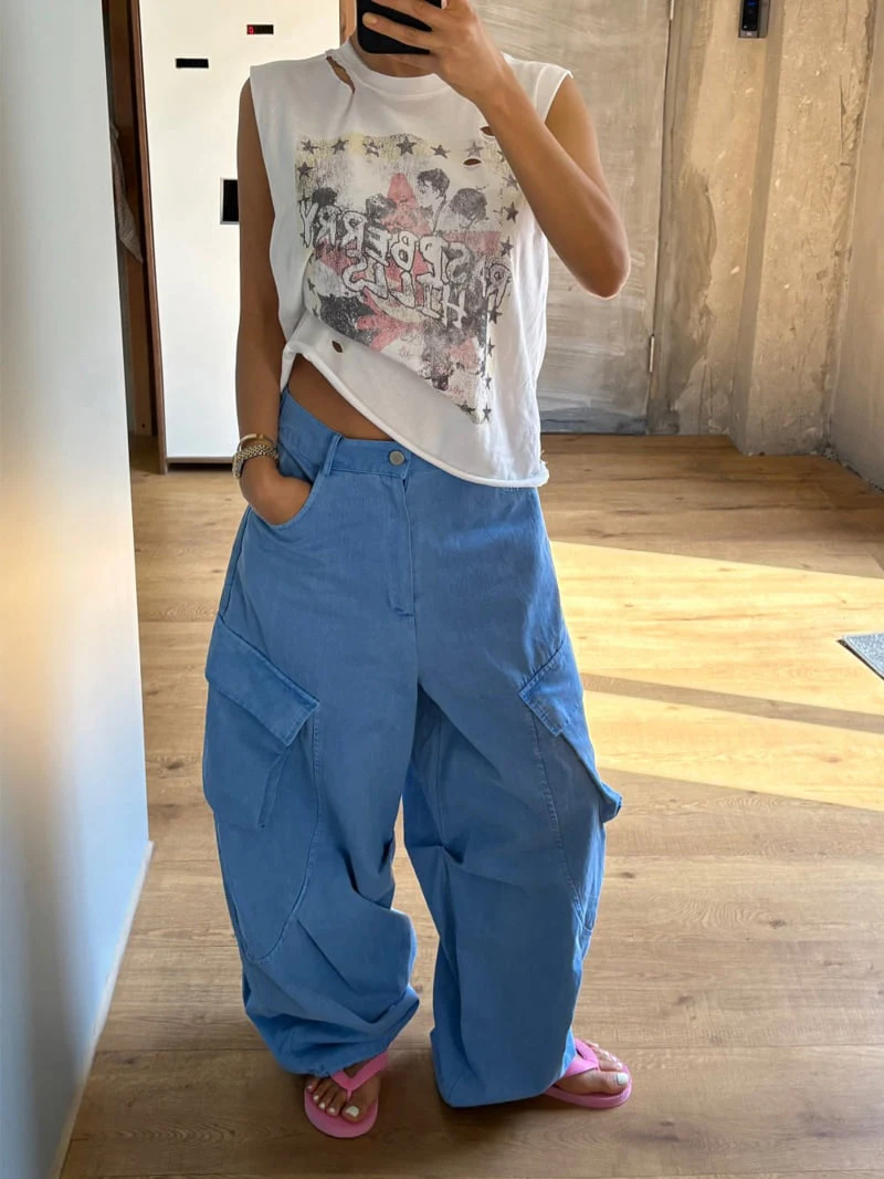 Heil - Korean Women Fashion - #womensfashion - Pigment Balloon Pants - 8