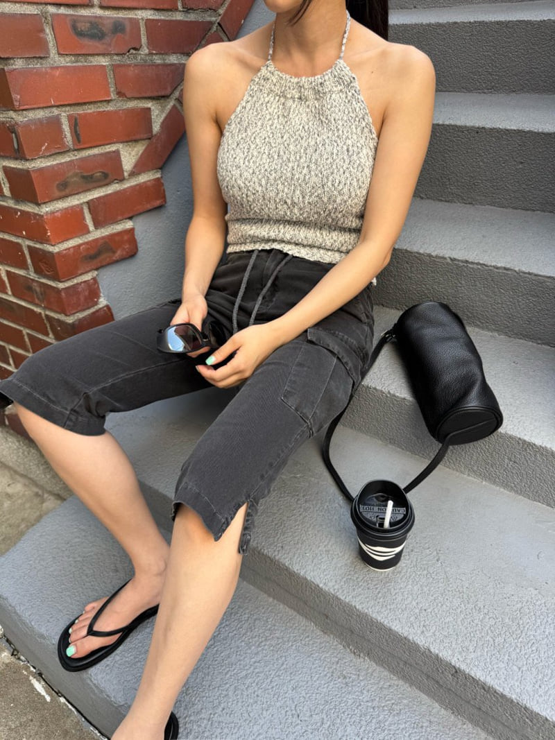 Heil - Korean Women Fashion - #womensfashion - Pigment Capri Pants - 5