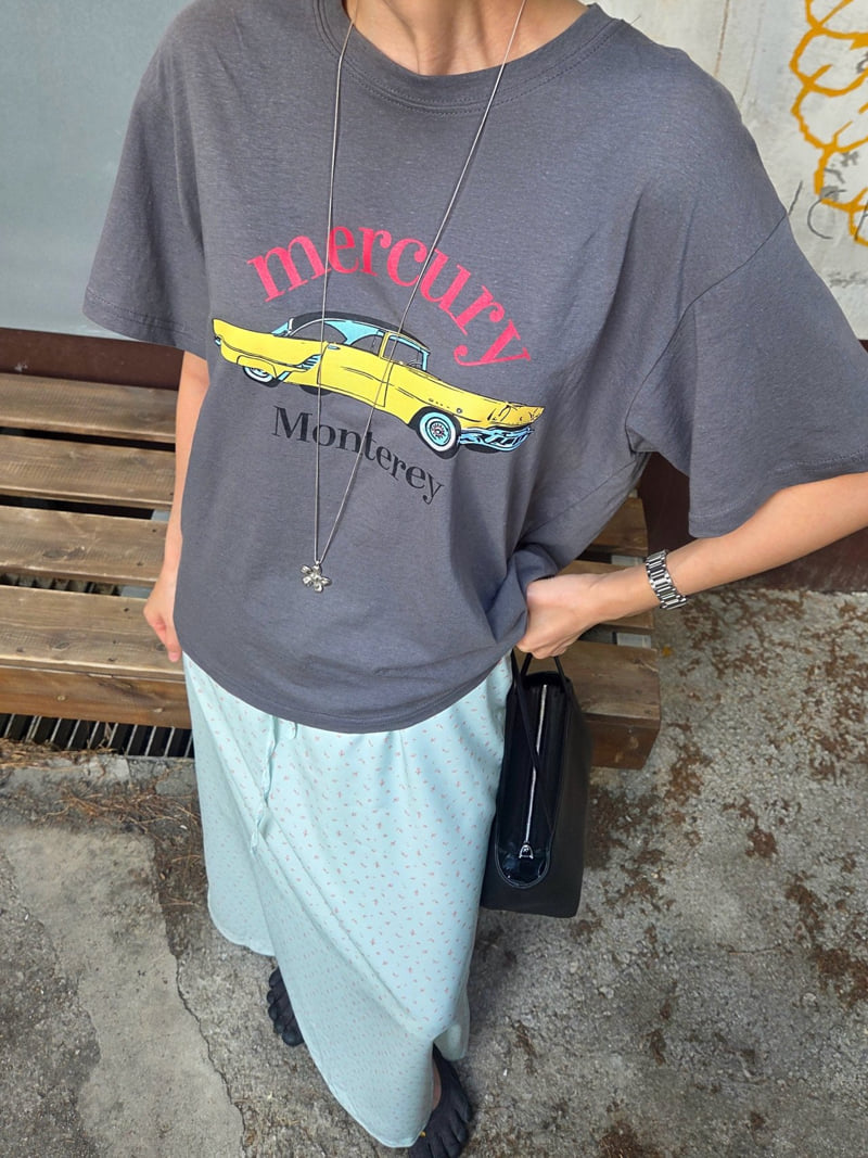 Heil - Korean Women Fashion - #momslook - Linen Monde Car Tee - 4