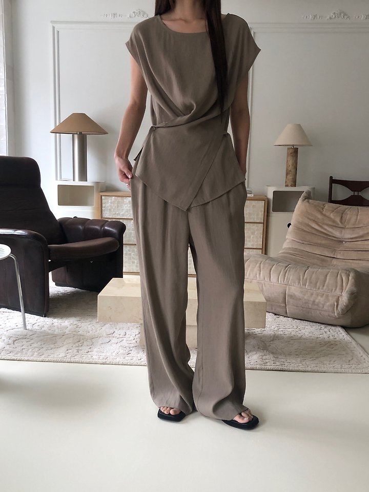 Heize - Korean Women Fashion - #romanticstyle - Post Pants - 6