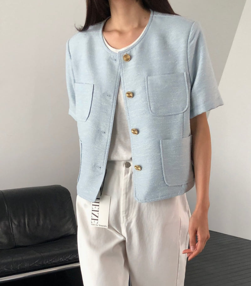 Heize - Korean Women Fashion - #womensfashion - Coco Tweed Jacket