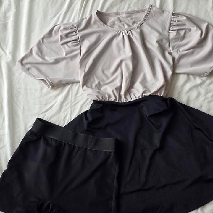 Here I Am - Korean Women Fashion - #momslook - Melo Swim One-Piece (Mom) - 10