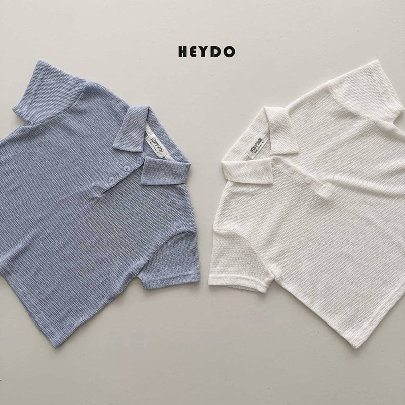 Heydo - Korean Children Fashion - #Kfashion4kids - Knit Collar Tee - 6