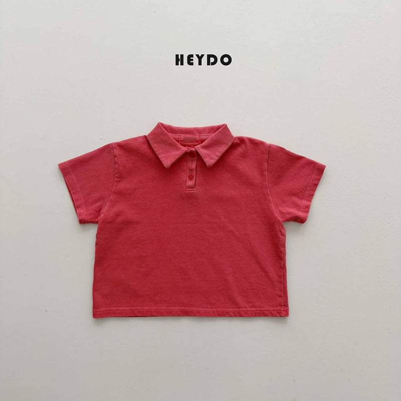 Heydo - Korean Children Fashion - #childofig - Pig Collar Tee - 6
