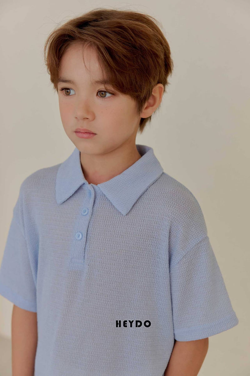 Heydo - Korean Children Fashion - #childofig - Knit Collar Tee - 11