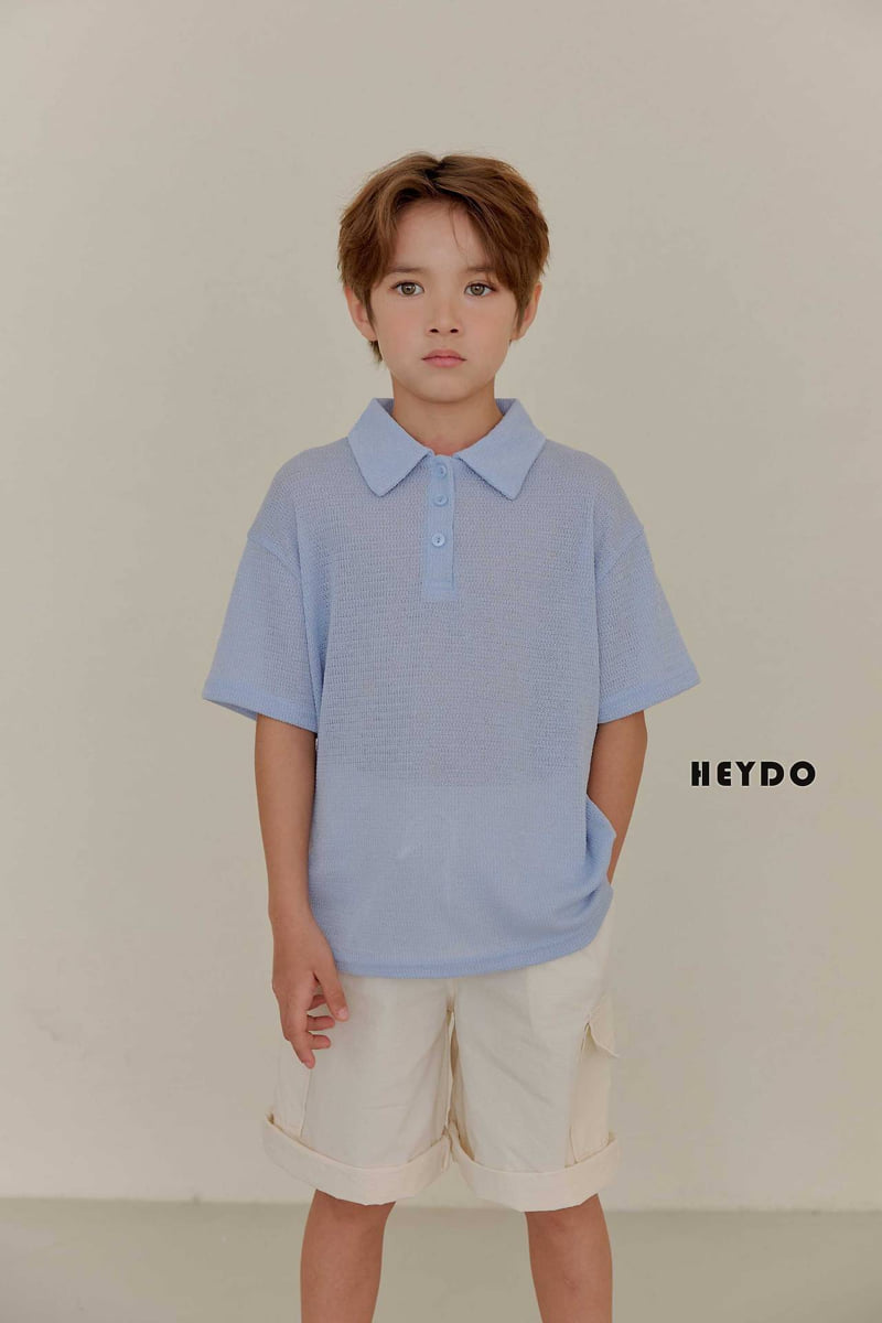 Heydo - Korean Children Fashion - #childofig - Knit Collar Tee - 12