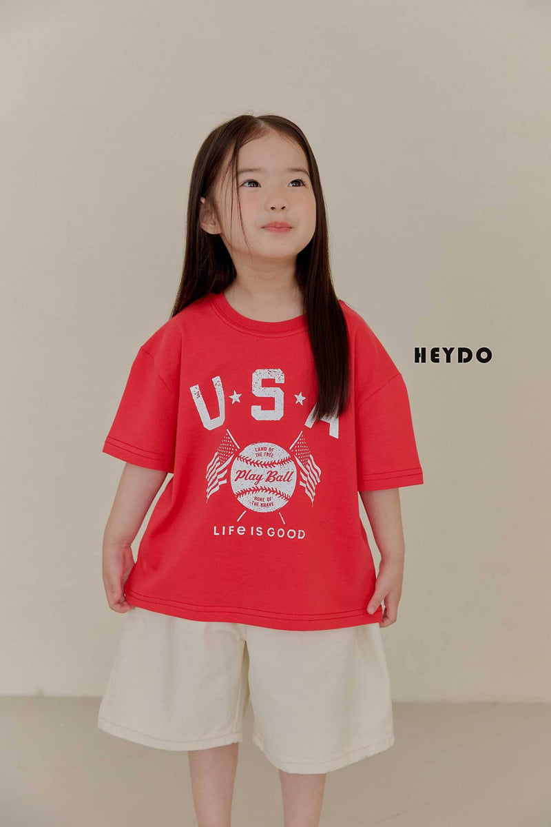 Heydo - Korean Children Fashion - #discoveringself - USA Baseball Tee - 11