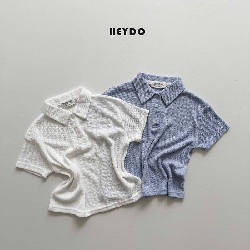 Heydo - Korean Children Fashion - #discoveringself - Knit Collar Tee