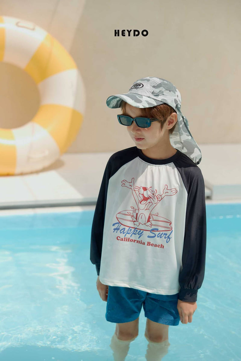 Heydo - Korean Children Fashion - #fashionkids - Tiger Rash Guard Tee - 11