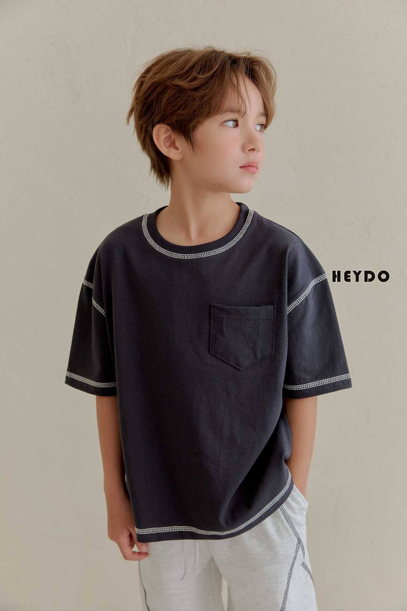 Heydo - Korean Children Fashion - #fashionkids - Med Pocket Tee - 8