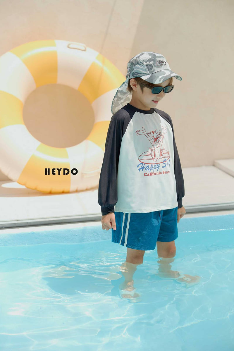 Heydo - Korean Children Fashion - #kidsshorts - Tiger Rash Guard Tee - 12