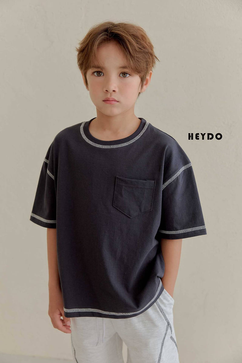 Heydo - Korean Children Fashion - #kidsshorts - Med Pocket Tee - 9