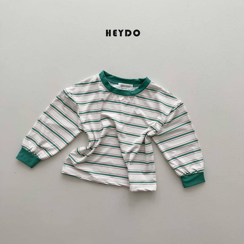 Heydo - Korean Children Fashion - #kidzfashiontrend - Ocean Stripe Rash Guard Tee - 3