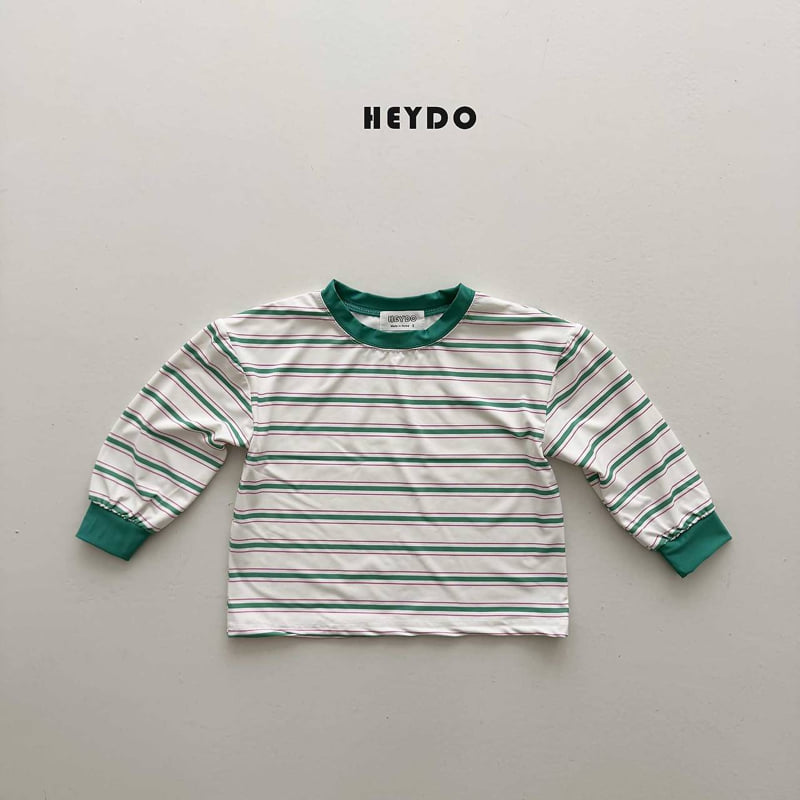 Heydo - Korean Children Fashion - #littlefashionista - Ocean Stripe Rash Guard Tee - 5