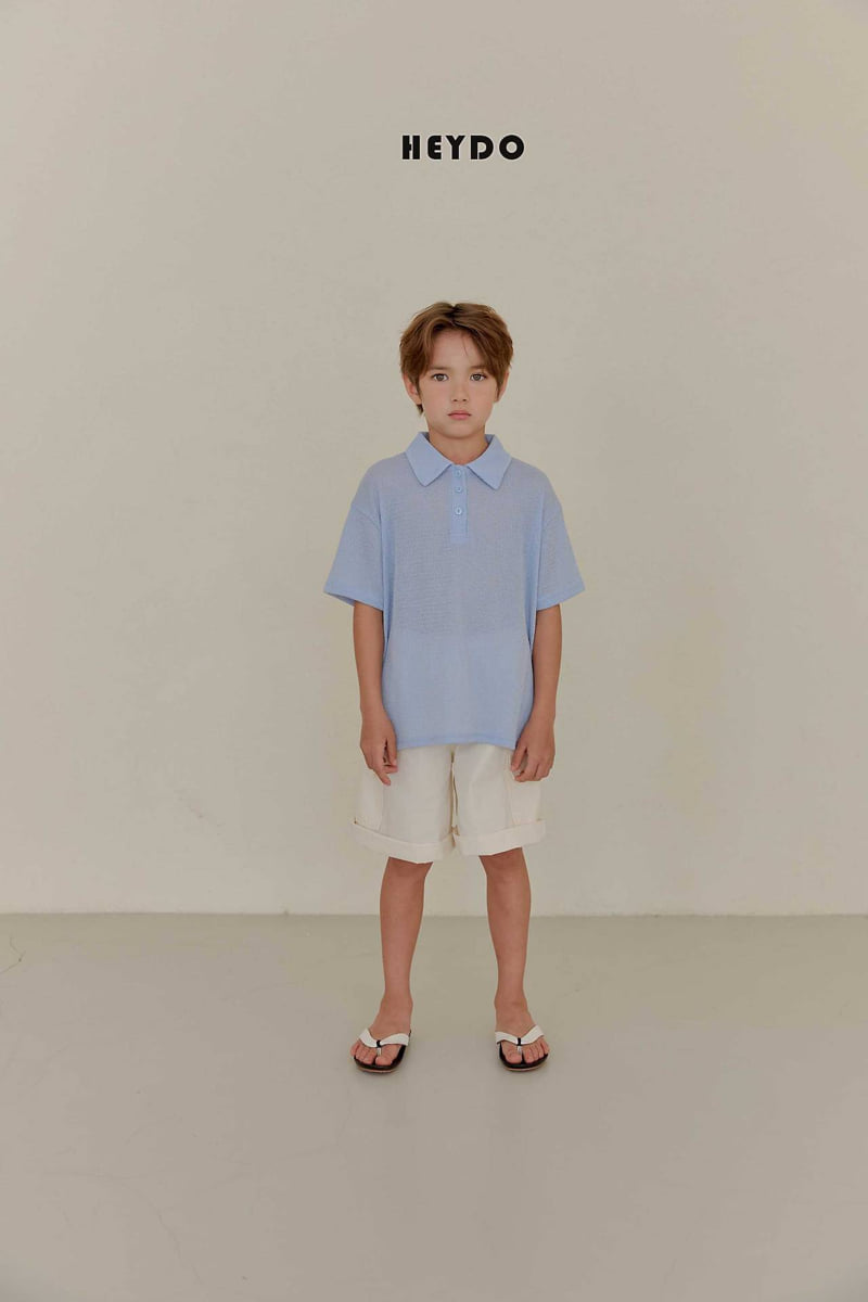 Heydo - Korean Children Fashion - #magicofchildhood - Knit Collar Tee - 8