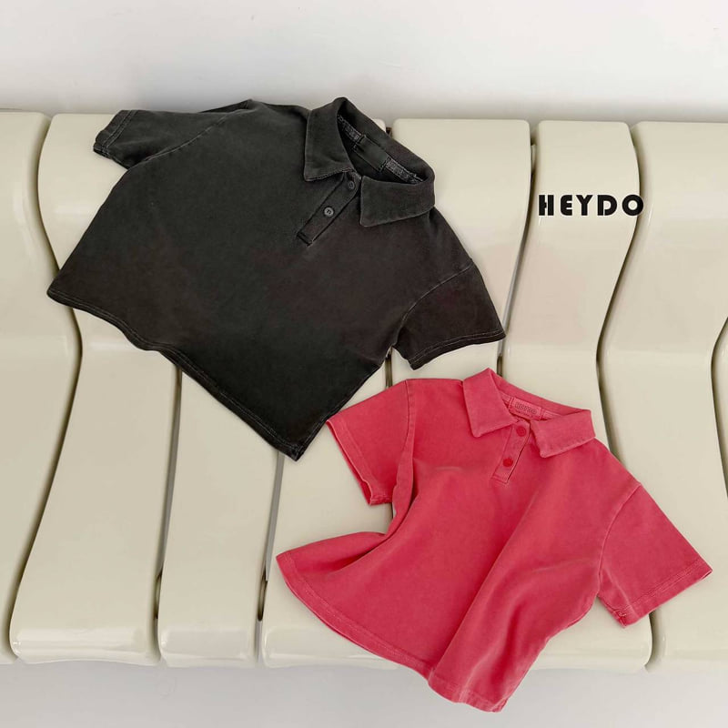 Heydo - Korean Children Fashion - #minifashionista - Pig Collar Tee