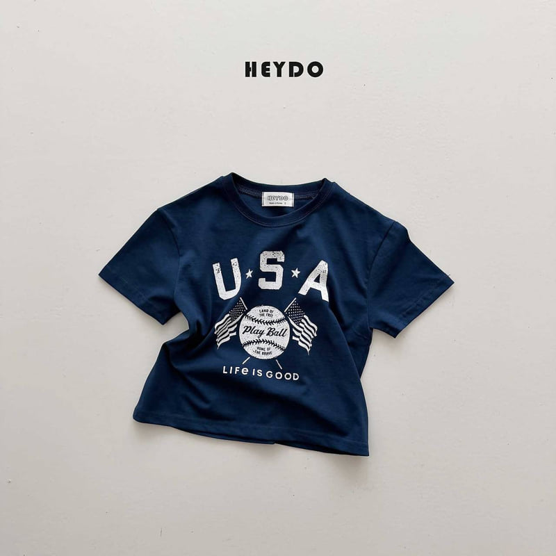 Heydo - Korean Children Fashion - #minifashionista - USA Baseball Tee - 4