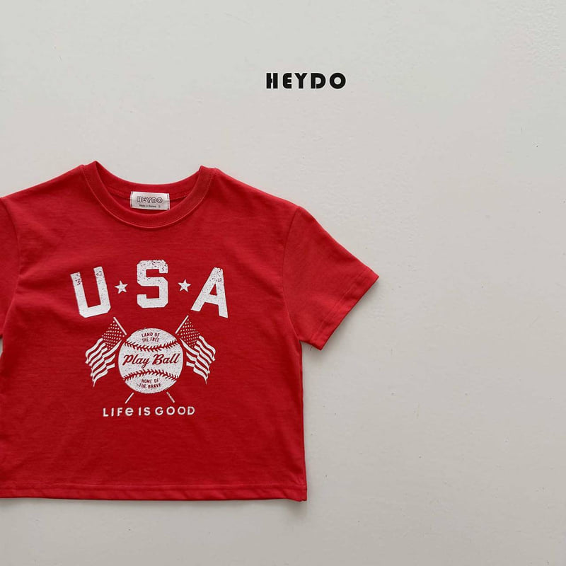 Heydo - Korean Children Fashion - #stylishchildhood - USA Baseball Tee - 7