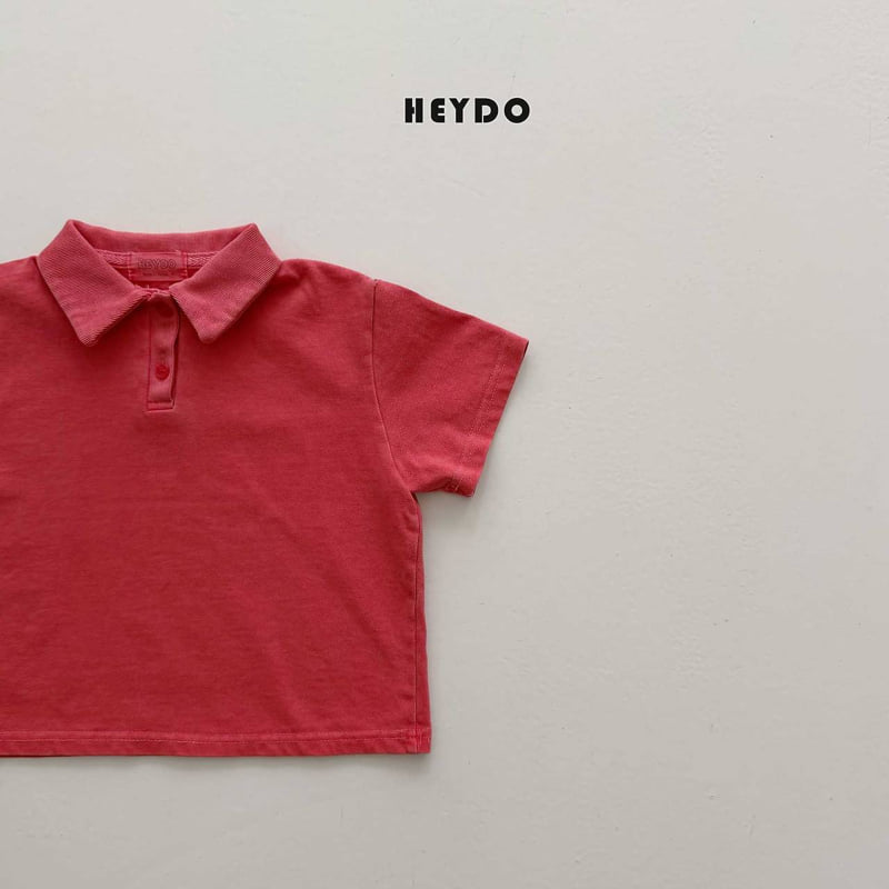 Heydo - Korean Children Fashion - #stylishchildhood - Pig Collar Tee - 5