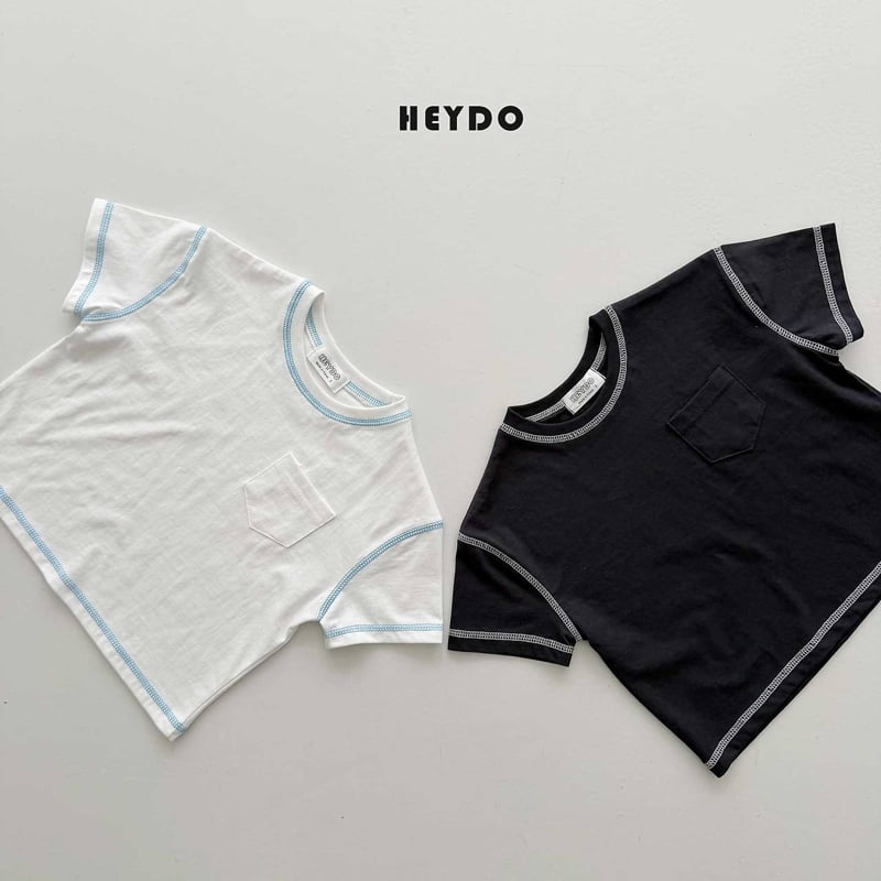Heydo - Korean Children Fashion - #stylishchildhood - Med Pocket Tee - 3