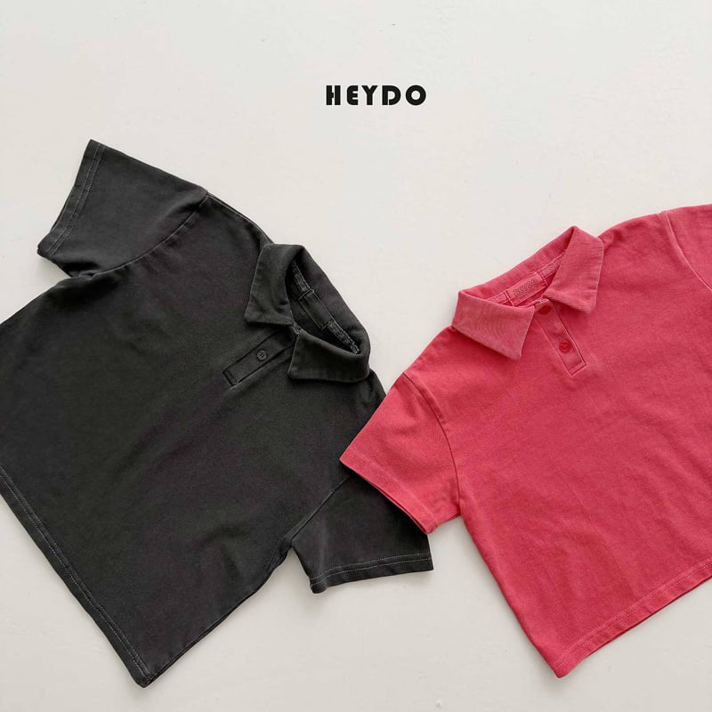 Heydo - Korean Children Fashion - #todddlerfashion - Pig Collar Tee - 3