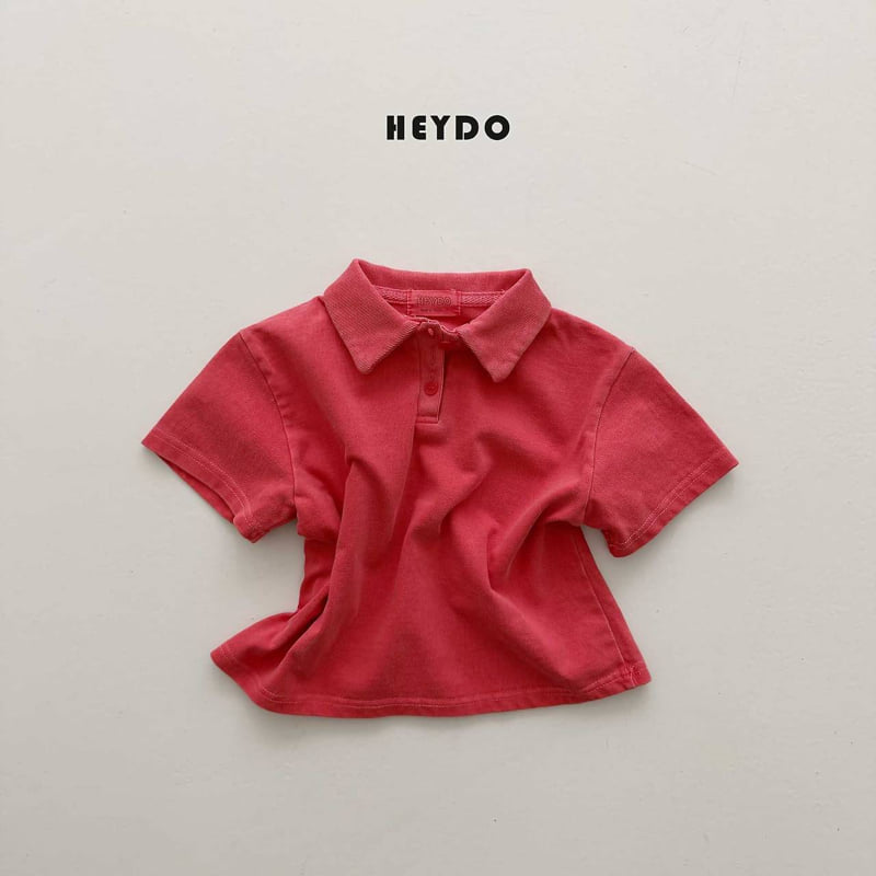 Heydo - Korean Children Fashion - #todddlerfashion - Pig Collar Tee - 4
