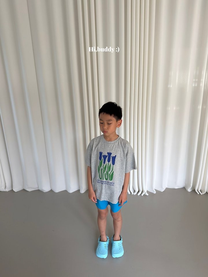Hi buddy - Korean Children Fashion - #Kfashion4kids - Buddy Flower Tee - 10