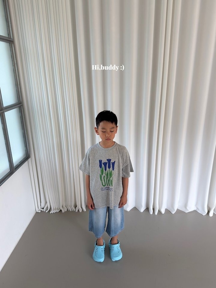 Hi buddy - Korean Children Fashion - #childrensboutique - Buddy Flower Tee - 3