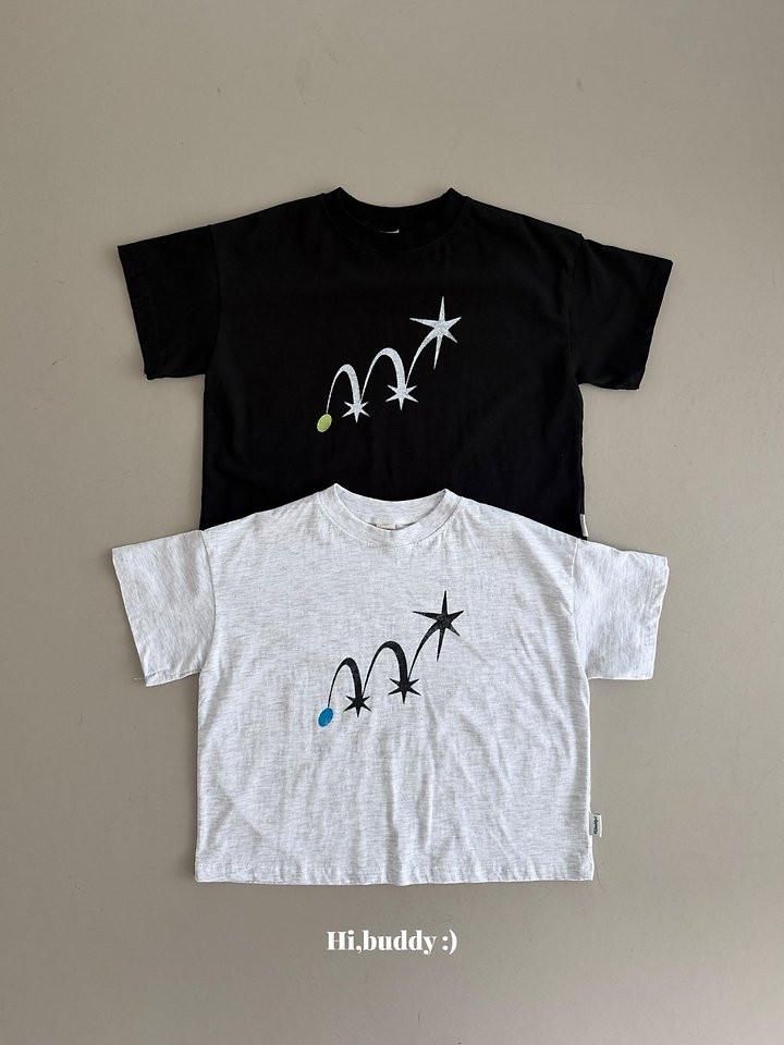 Hi buddy - Korean Children Fashion - #childrensboutique - Three Star Tee