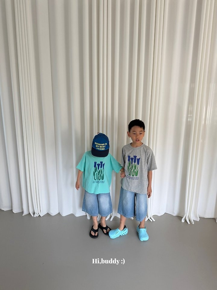 Hi buddy - Korean Children Fashion - #discoveringself - Buddy Flower Tee - 5