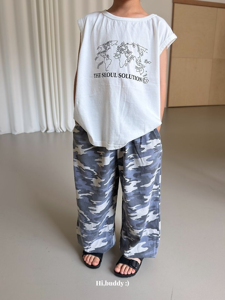 Hi buddy - Korean Children Fashion - #fashionkids - Seoul Sleeveless Tee - 2